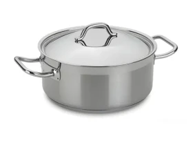 Silampos PROFI TEJO 22 cm / Kastról / 3,4 l / nerez 18/10 / s pokrievkou / vhodný pre indukciu (632125641022100)
