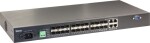 Barox Barox RY-LGSO25-24 łącza sieciowe Zarządzany L2/L3 Gigabit Ethernet (10/100/1000) 1U Čierny