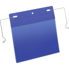 Durable závesná taška 175207 modrá 223 mm x 218 mm; 175207 - Durable Vrecko s upevňovacím pásikom, tmavo modrá, A5, s drôteným vešiakom, 175207