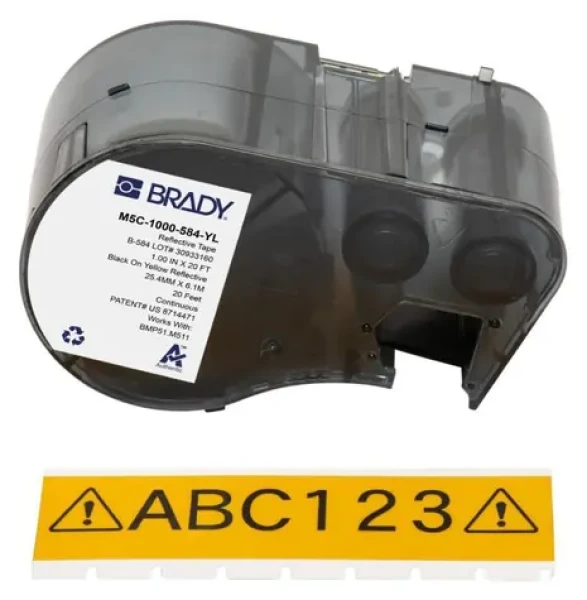BRADY Samolepiace etikety pre M510, BMP51, BMP53, M511 / Etikety / Samolepiace (M5C-1000-584-YL)