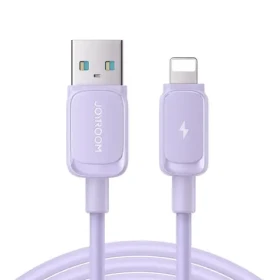 Joyroom S-AL012A14 Nabíjací kábel USB-A (M) - Lightning (M) 2.4A 1.2m fialová (S-AL012A14 1.2m-Purp)