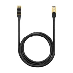 Baseus WKJS010201 Sieťový kábel CAT7 1.5 m čierna / Patch kábel / RJ45 - RJ45 (WKJS010201)