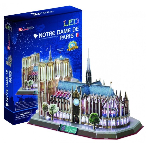 3D Puzzle Notre Dame LED