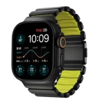 Nomad Stratos Band FKN remienok pre Apple Watch 49mm/Ultra čierna/zelená (NM011130858)