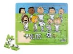 Small Foot Drevené puzzle Snoopy a futbal