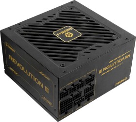 Enermax Enermax Power Supply 1000W Revolution3 80+ Gold Black FULLMO