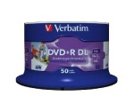 Verbatim DVD+ R DL Wide Inkjet Printable 50ks / 8.5 GB / 8x (43703)