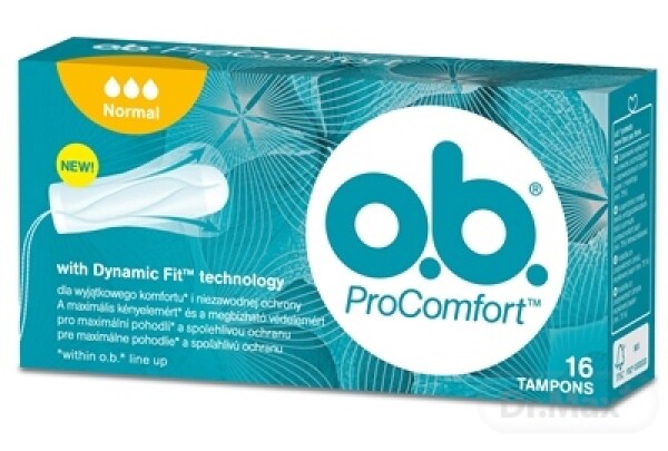 O.B. ProComfort normal hygienické tampóny 16 ks