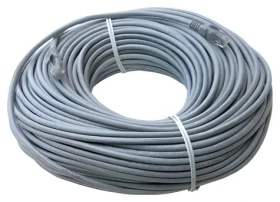OEM Patchkábel UTP RJ45 sivý / Patch kábel / Cat.5e / 50 m / netienený