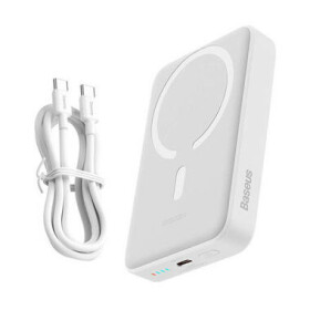 Baseus PPCX110201 Magnetic Mini biela / Powerbanka / 10000mAh / USB-C / MagSafe / 30W (PPCX110202)