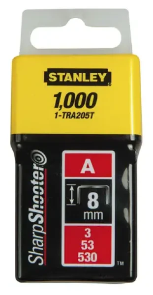 Stanley 1-TRA206T / 10mm 3:8 Spony štandardný / typ A 5 | 53 | 530 / 1000 ks (1-TRA206T)