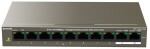 Tenda TEF1110P-8-102W / 10-Portov / 8x 100 Mbps / + 2x 1000 Mbps / desktop / PoE (120W) (TEF1110P-8-102W)