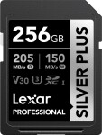 Lexar Lexar SDXC Professional SILVER Plus UHS-I/U3/A2/4K R205/W150 (V30) 256GB