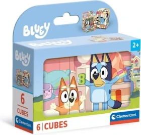 Clementoni Obrázkové kocky Bluey