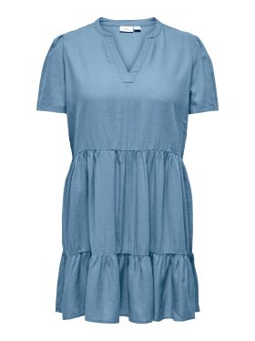 ONLY CARMAKOMA Dámske šaty CARTIRI-CARO Regular Fit 15311976 Blissful Blue