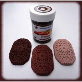 Gélová farba (Chocolate Brown) čokoládová 35 g - Food Colours - Food Colours