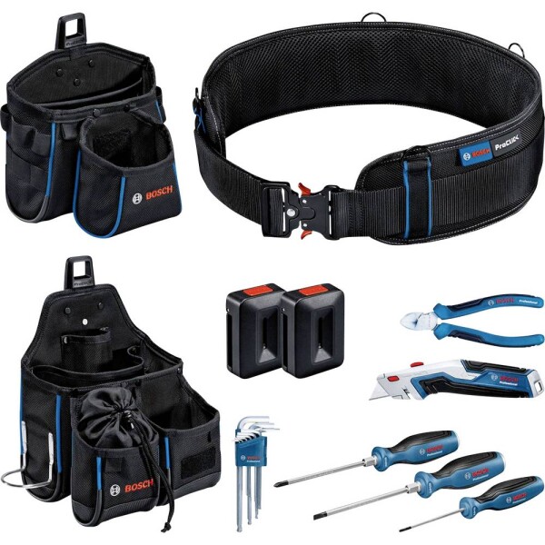 Bosch Professional 1600A02H5C Remeselník, pre údržbára, do auta, elektrikár, sanitárne, profesionálna sada náradia v púzdre; 1600A02H5C