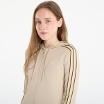 Mikina adidas Hooded Trefoil Zipper Jacket Stone Khaki S