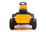 Mamido Detský elektrický traktor s vlečkou žltý