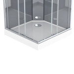 Sprchový box štvorec 90x90 cm SAT Project SATPROBOXQ90CRT SATPROBOXQ90CRT
