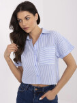 Košeľa NM KS KA 01148.50P bielo-modrá M/L