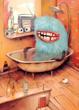 HEYE Puzzle Zozoville: Vo vani