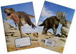 REAS-PACK Školský zošit 512 Dinosaurus / Formát: A5 / Počet stránok: 10 / Linka (16 mm) (23772)