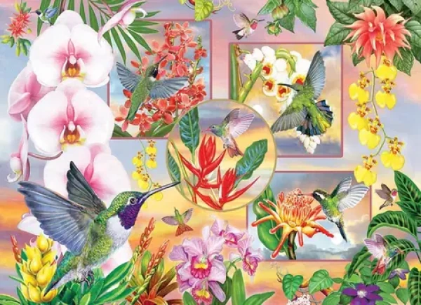 COBBLE HILL Puzzle Kolibríky