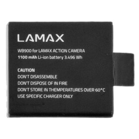 Lamax LMXWBAT akumulátorový blok Vhodné pre: Lamax W9, Lamax W9.1; LMXWBAT