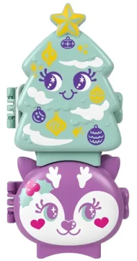 Mattel Polly Pocket Vianočná kompaktná sada 2 ks