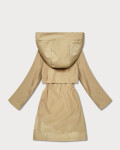 Dámska ľahká parka s pieskovou podšívkou Goodlookin (KK60407-2#) odstíny béžové XXL (44)