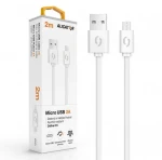Aligator 2A Dátový kábel micro USB 2m biela (DAKA010)