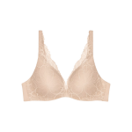 Dámska čipkovaná podprsenka Body Make-Up Illusion WP - Triumph naze béžová (00NZ) 085F