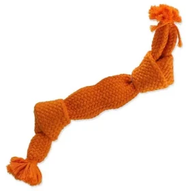 Dog Fantasy Hračka - uzol pískací oranžová 2 knôty 35cm (124-13242)