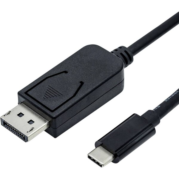 Roline DisplayPort prepojovací kábel Konektor DisplayPort, Konektor DisplayPort 1.00 m čierna 11.04.5845 Kábel DisplayPort; 11.04.5845