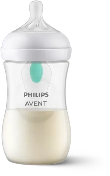 Philips Avent SCY673/01 priehľadná / Dojčenská fľaša / 260 ml / s ventilom AirFree / 1m+