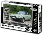 RETRO-AUTA Puzzle č. 52 Škoda Favorit 135 LS (1988)