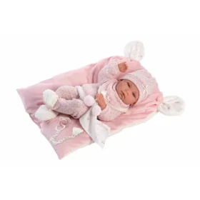 Llorens 73860 NEW BORN HOLČIČKA - realistická bábika bábätko s celovinylovým telom - 40 cm
