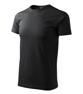 Základné pánske tričko ebony gray XS
