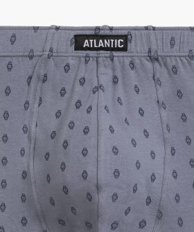 Boxerky Atlantic 3MH-195 A'3 S-2XL TMAVĚ MODROŠEDÁ M