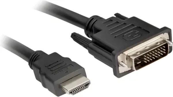 Sharkoon HDMI - DVI-D 24+1 čierna / Kábel / 5m / max. 3840×2400px (4044951015238)