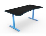 AROZZI ARENA Gaming Desk herný stôl čierno-modrá / Dĺžka: 160 cm / Výška: 71 - 81 cm / Šírka: 71 - 82 cm (ARENA-BLUE)