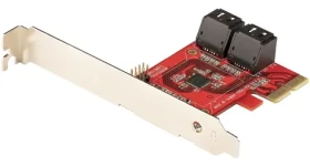 StarTech PCIe karta SATA III 4 porty / Radič SATA / PCI Express / 4X SATA III / čipset ASMedia ASM1164 (4P6G-PCIE-SATA-CARD)