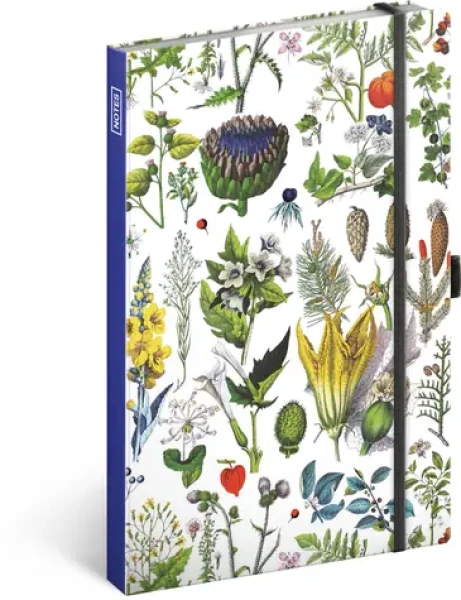 NOTIQUE Notes Bylinky Kataríny Winterovej, bodkovaný, 13 x 21 cm (A-34414)