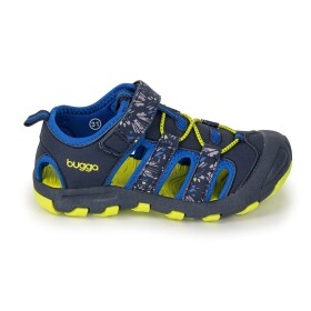 Chlapčenské sandále BUGGA LUMA Dark Blue/Yellow - tmavomodré - 32
