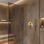 REA - Podomietková sprchová sada Venti Gold + BOX REA-P8713