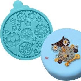 Silikónová forma – ozubené kolieska, priemer 10,5 cm - Cakesicq - Cakesicq