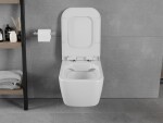 MEXEN/S - ELIS WC misa rimless + sedátko 39070100, biela 30910700