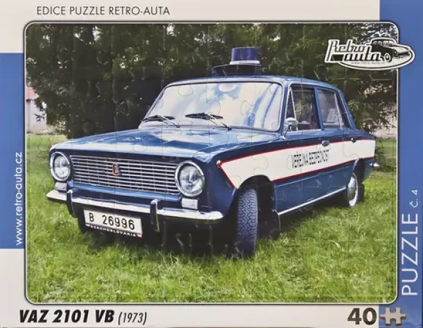 RETRO-AUTA Puzzle č.04 VAZ 2101 VB (1973)