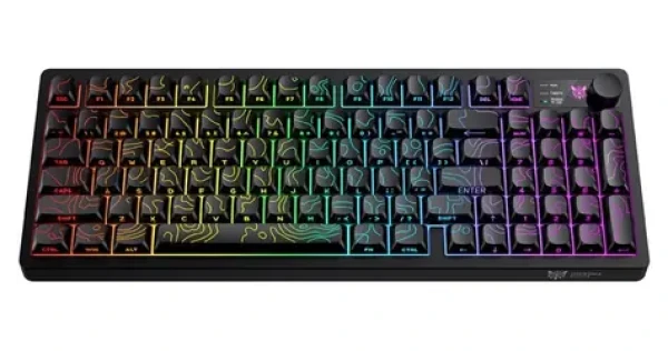 ONIKUMA MT902 čierna / Herná klávesnica / bezdrôtová / 2,4 GHz / RGB / membránová (MT902 (Black))